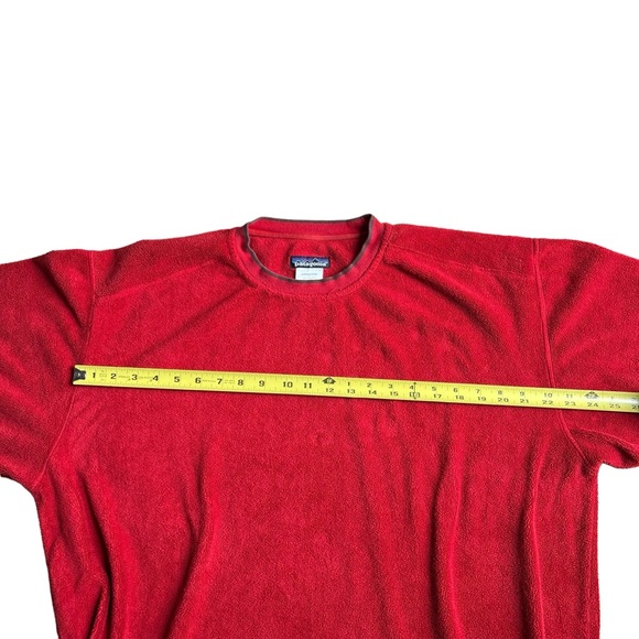 Vintage Patagonia Fleece Rhythm Pullover Red Mens Size X-Large Sweater - Picture 7 of 16